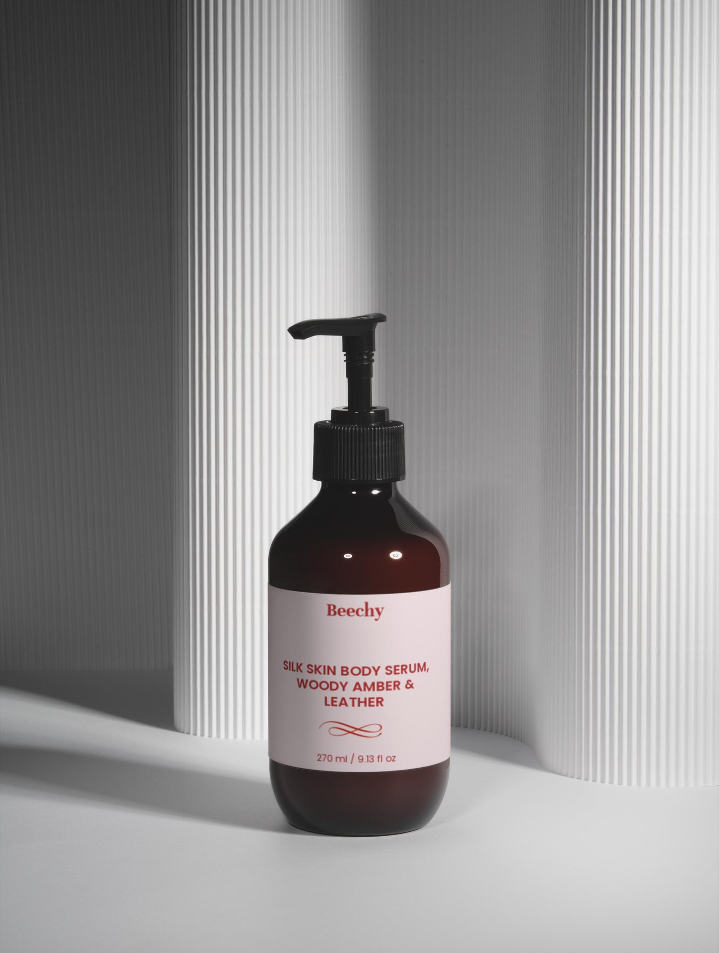 Silk Skin Body Serum, Woody Amber & Leather